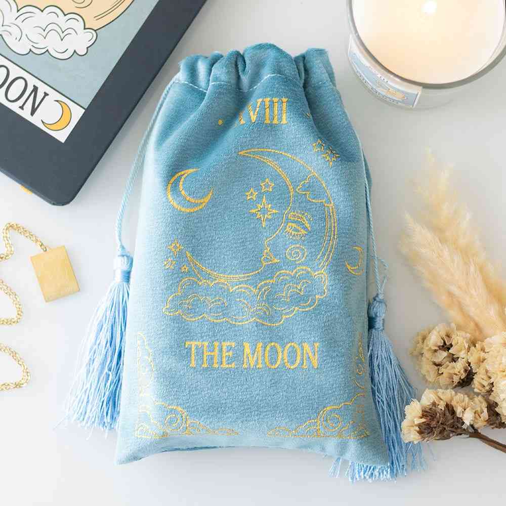 Something Different - The Moon Vintage Tarot Velvet Pochette Ã  cordon - Multicolore
